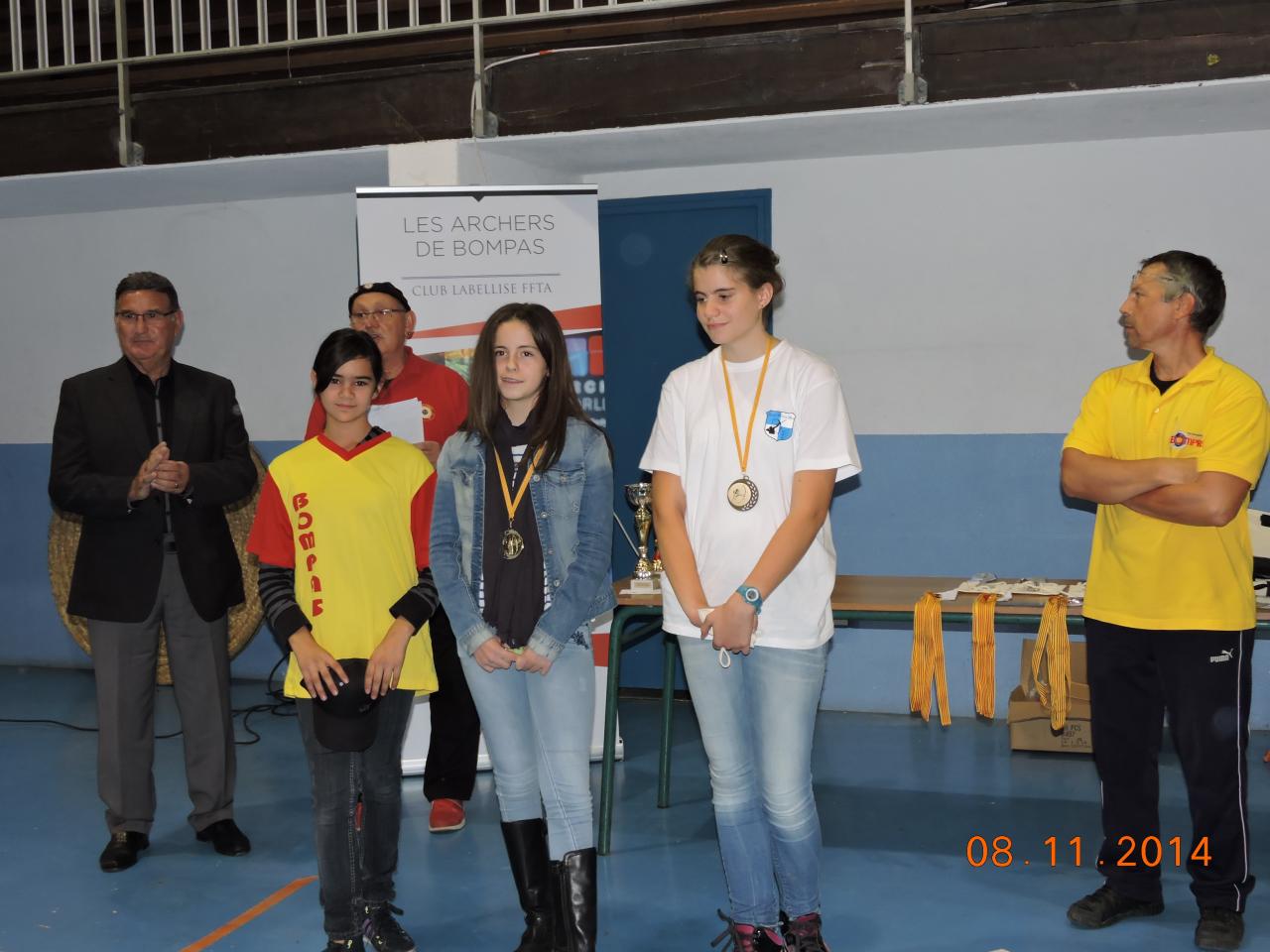 Podium des Jeunes Archers