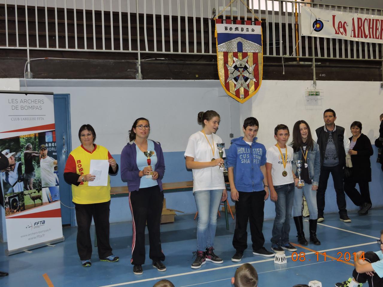 Podium par équipe Jeunes: Bravo!!
