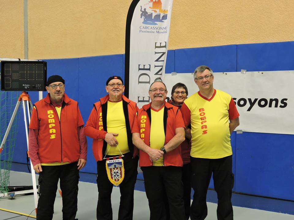 Championnat de Ligue salle (vétéran et super-vétéran)  à Carcassonne: 11/02/17.