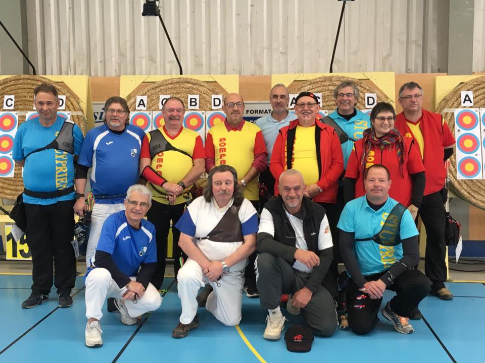 Championnat de Ligue salle (vétéran et super-vétéran)  à Carcassonne: 11/02/17.