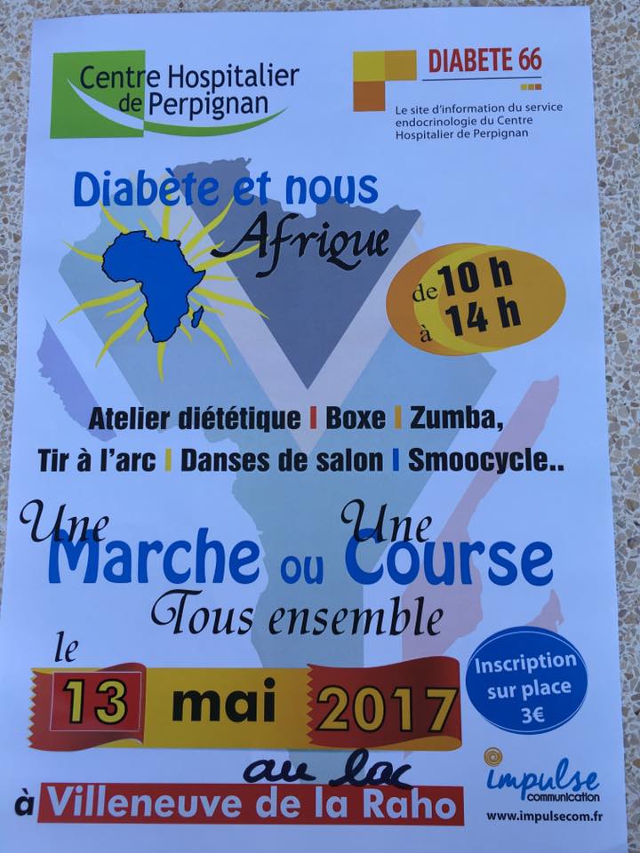 Diabète et nous Afrique Villeneuve/Raho 13/05/17