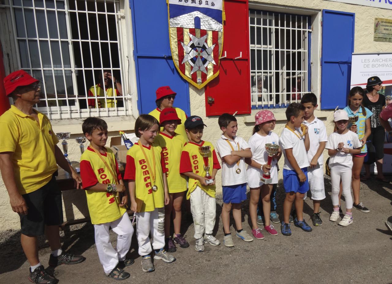 Challenge 66 par équipes de club: les poussins 3/7 Bravo!!!