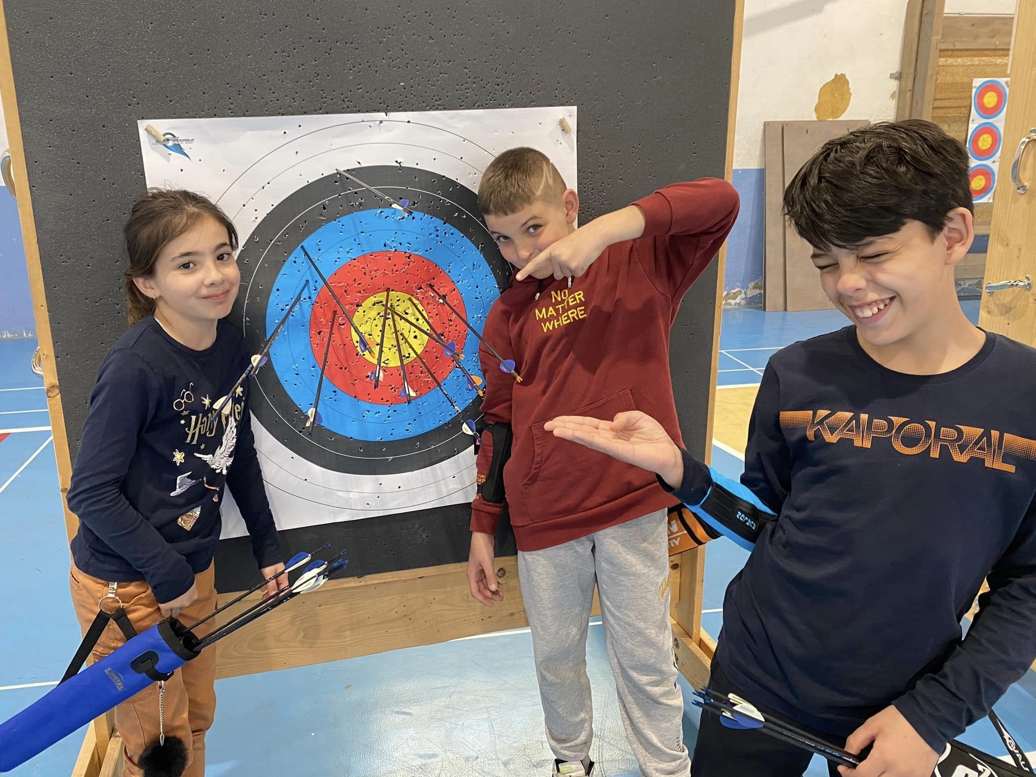 Léna C, Matthis A et Marco G