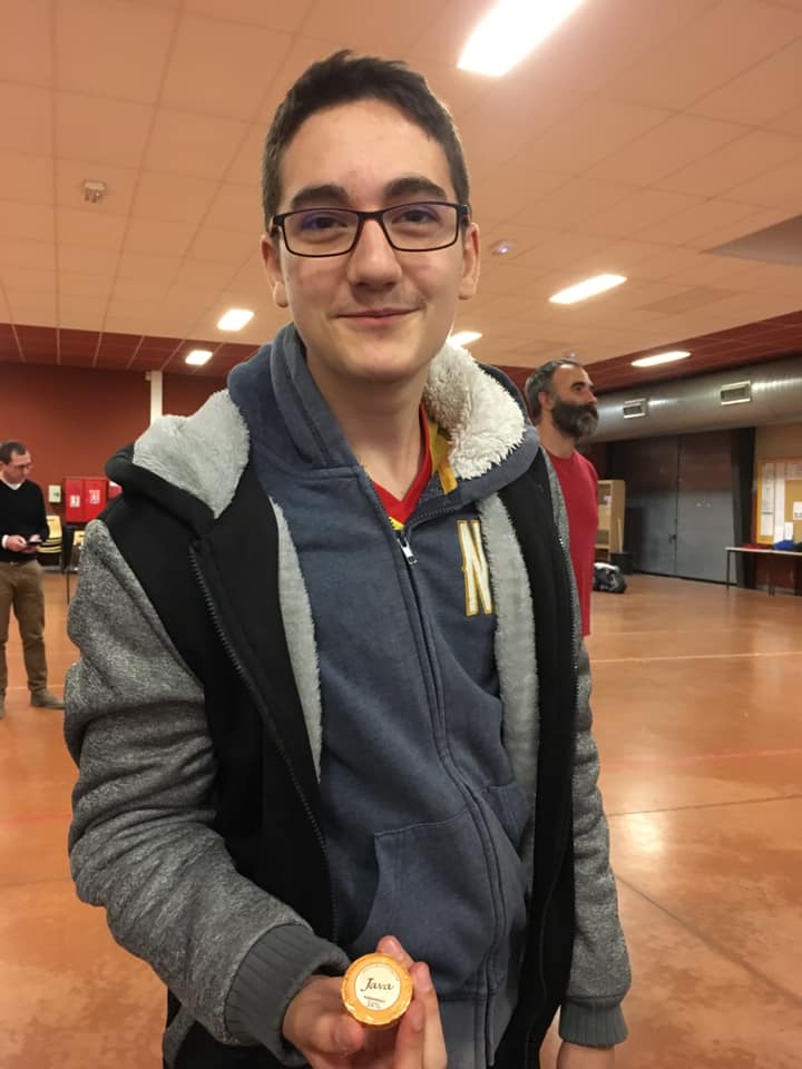 Perpignan (06/01/19). Médaille en chocolat!!!