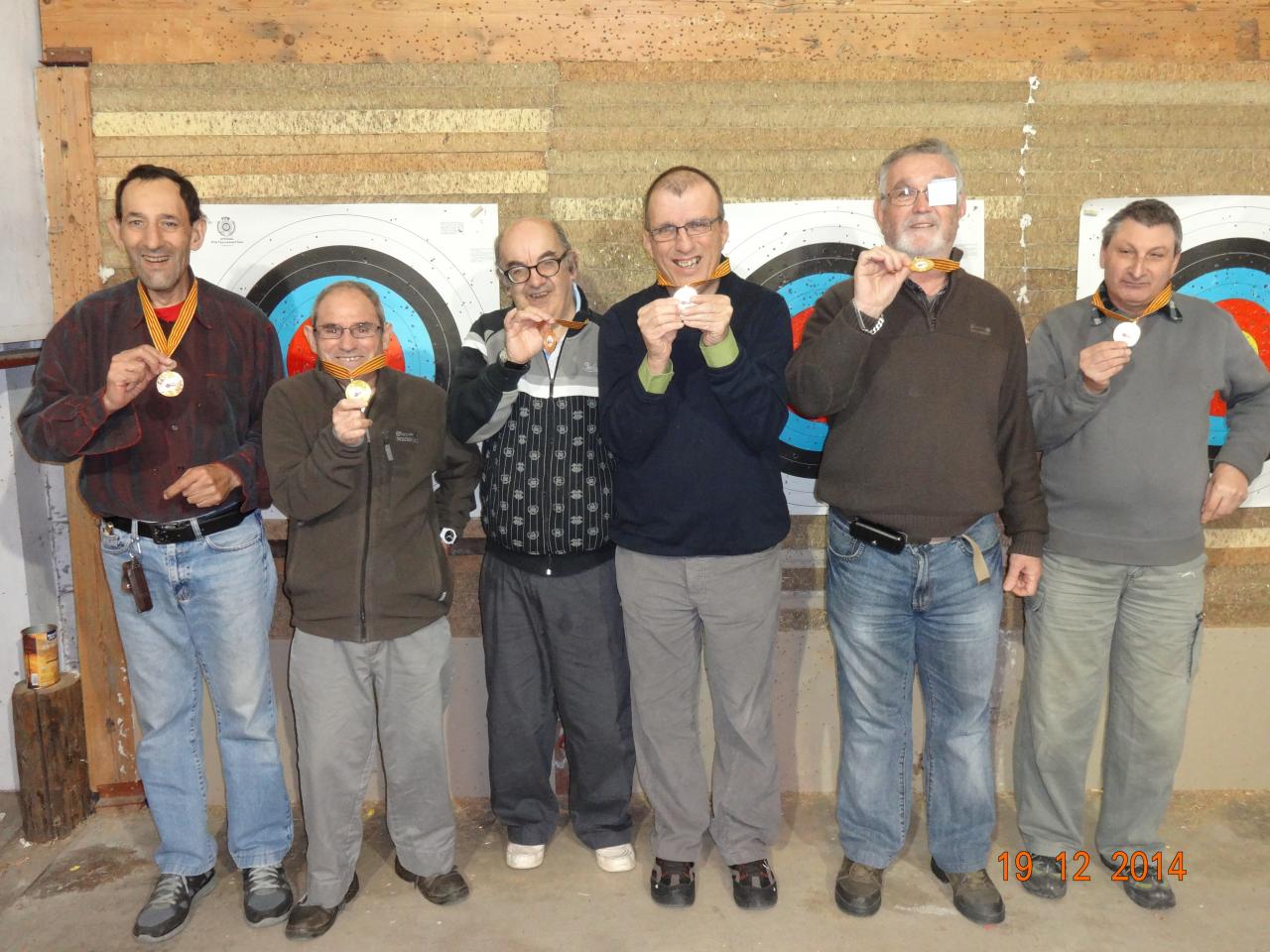 Concours de fin d'année 2014, (podium de gauche à droite)