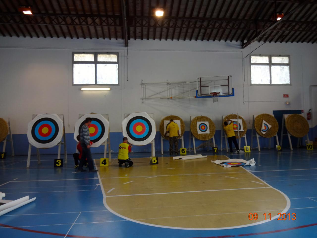 installation des blasons