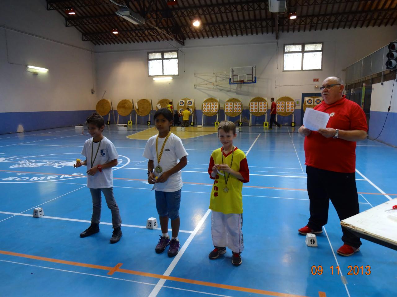 1ière compétition: 1er podium ...