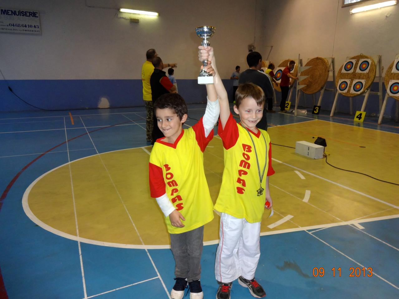 Podium par équipe pour les poussins