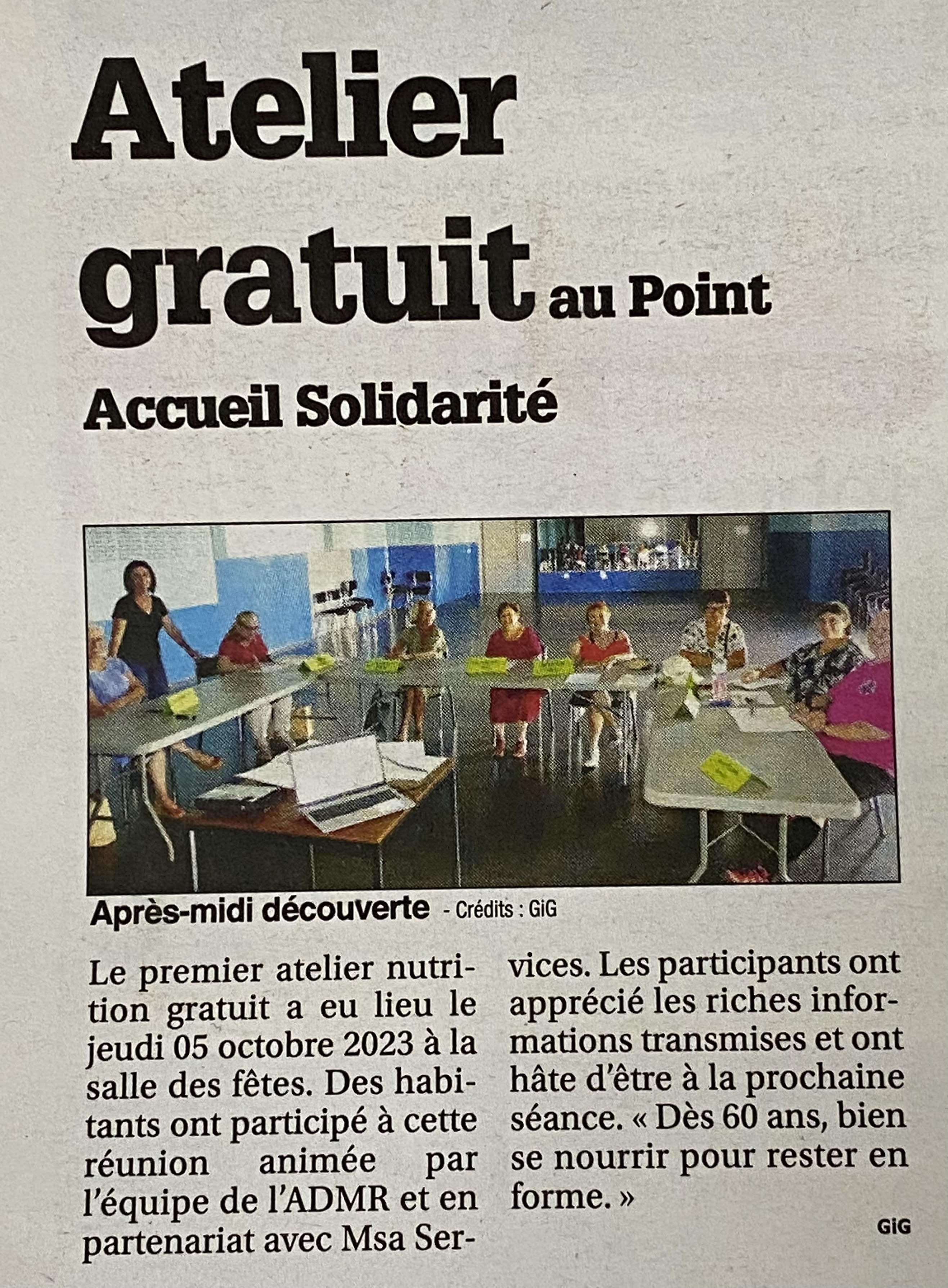 Petit Journal 10/2023